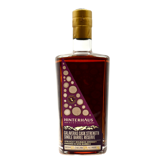 Hinterhaus Distilling Calaveras Cask Strength Single Barrel Reserve Bourbon Batch 22 750ml