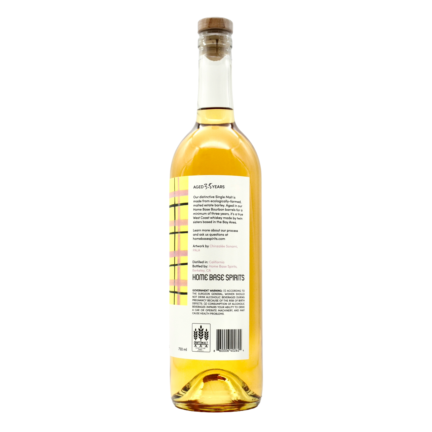 Home Base Single Malt Whiskey 750ml