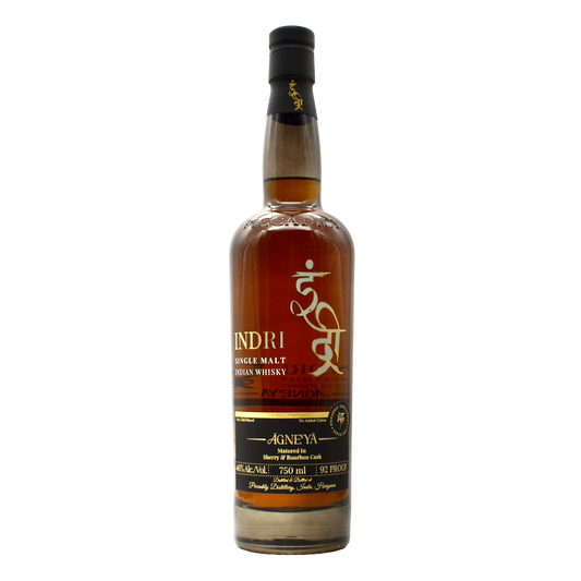 Indri Agneya Single Malt Indian Whiskey 750ml