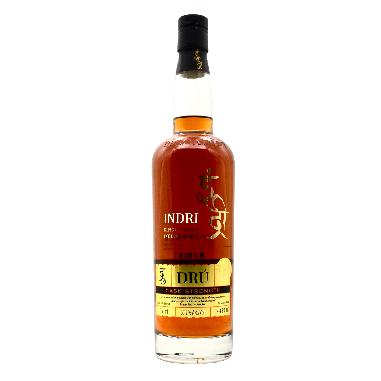 Indri DRU Cask Strength Single Malt Indian Whiskey 750ml