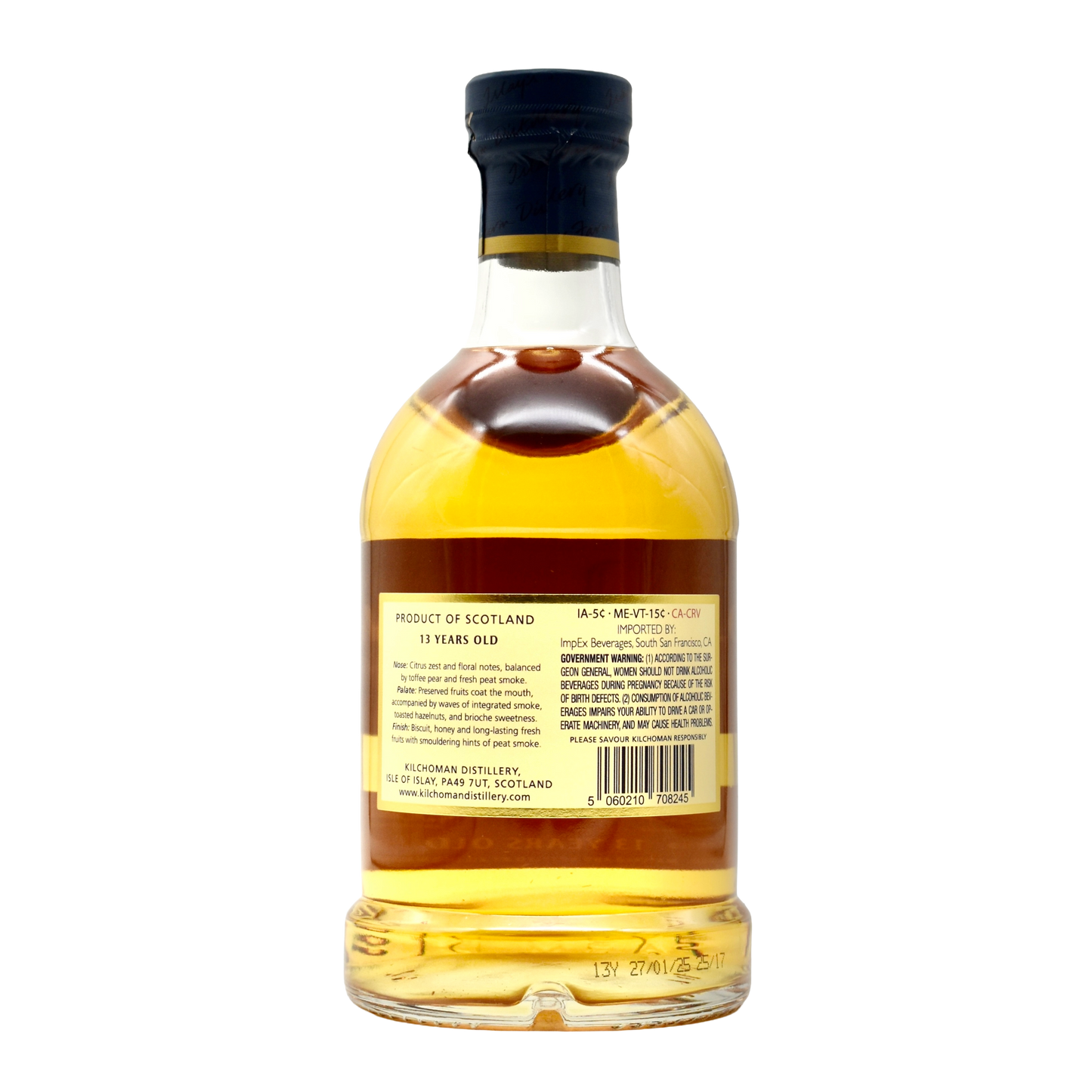 Kilchoman 13 Year Limited Edition Scotch Whiskey 700ml