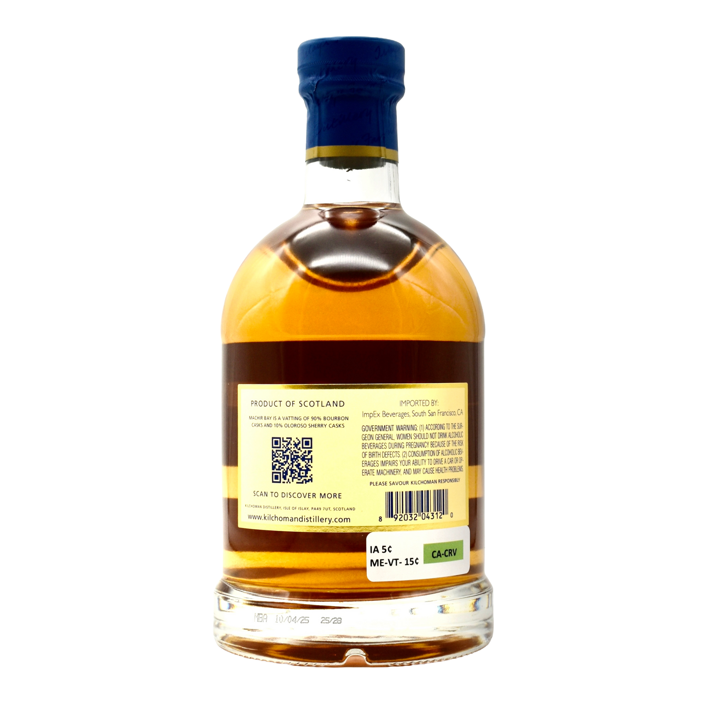 Kilchoman Machir Bay Scotch Whiskey 700ml