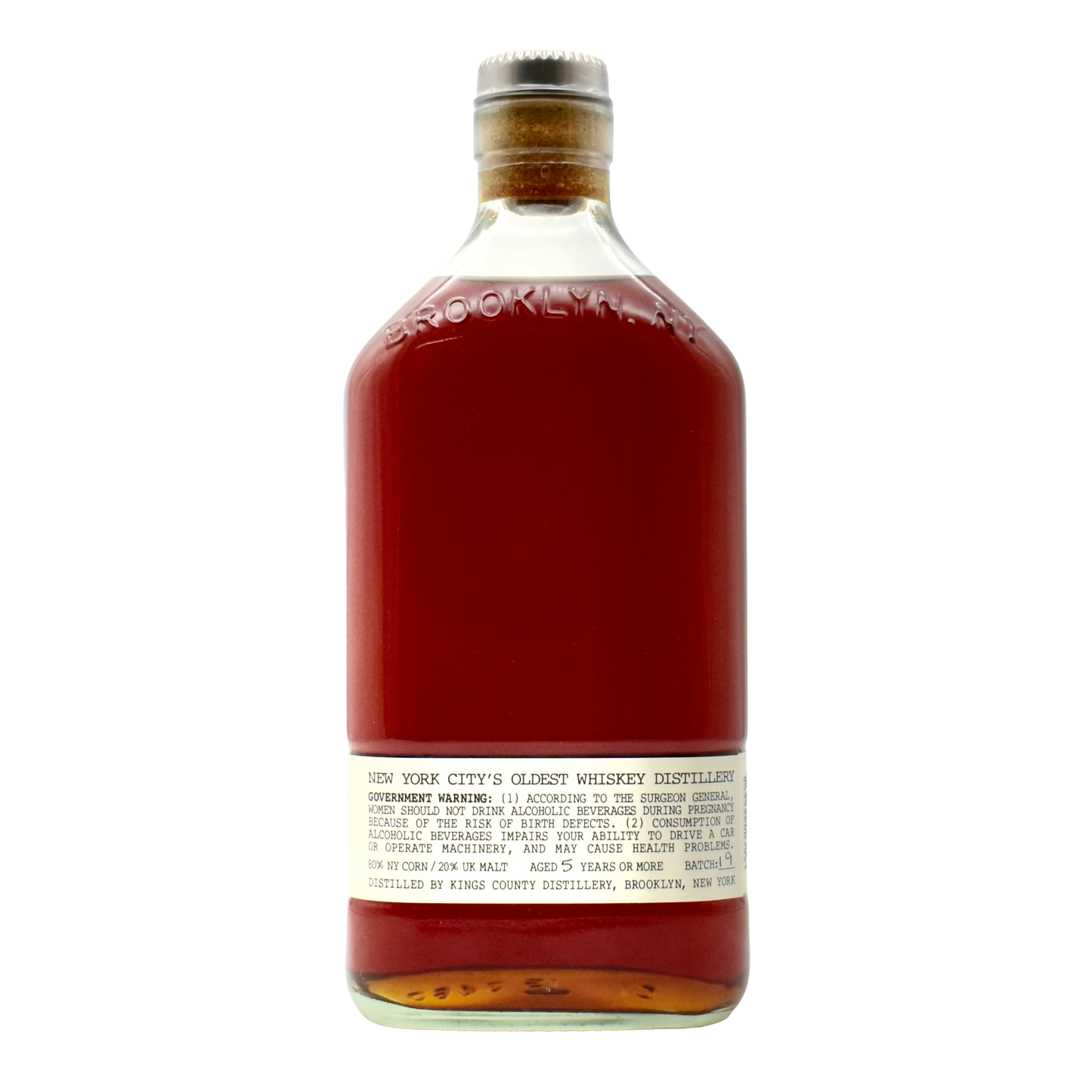 King's County Barrel Strength Straight Bourbon Whiskey Batch 20 750ml