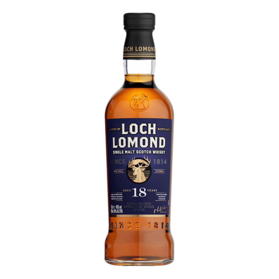 Loch Lomond Single Malt Scotch Whisky Caramelised Apple And Wood Smoke 18 Year 750ml