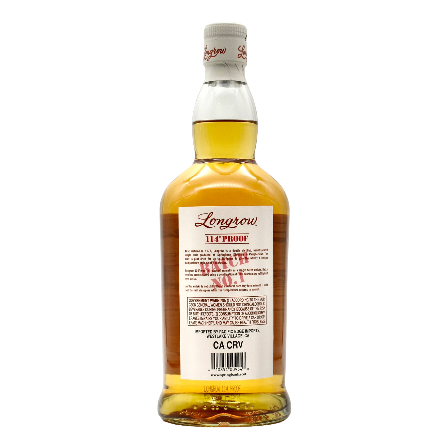 Longrow Peated Cask Strength 114 PF 700ml | Club Members Only