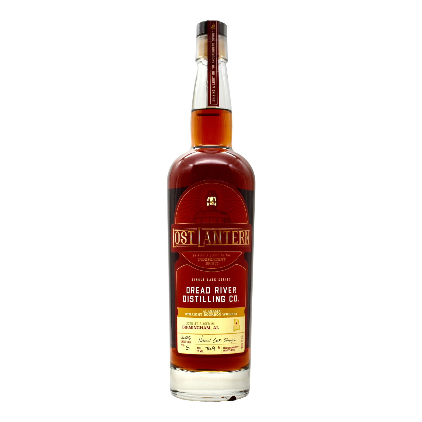 Lost Lantern Dread River Distilling Co. Alabama Straight Bourbon 141.8 Proof 750ml