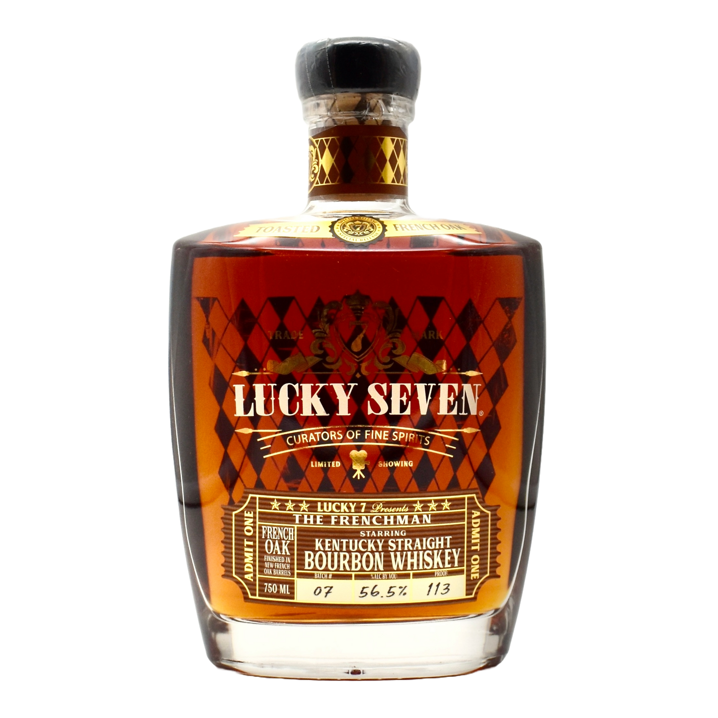 Lucky Seven The Frenchman Bourbon 750ml