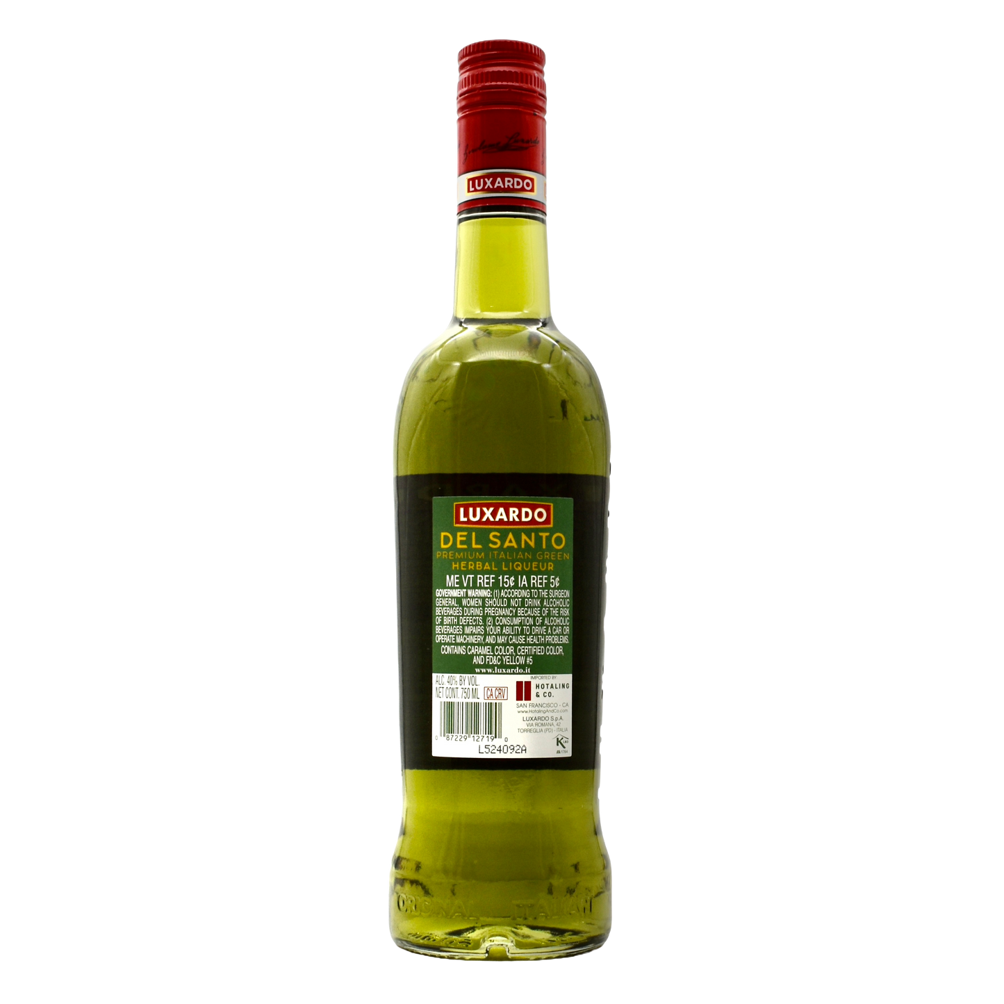Luxardo Del Santo Herbal Green Liqueur 750ml
