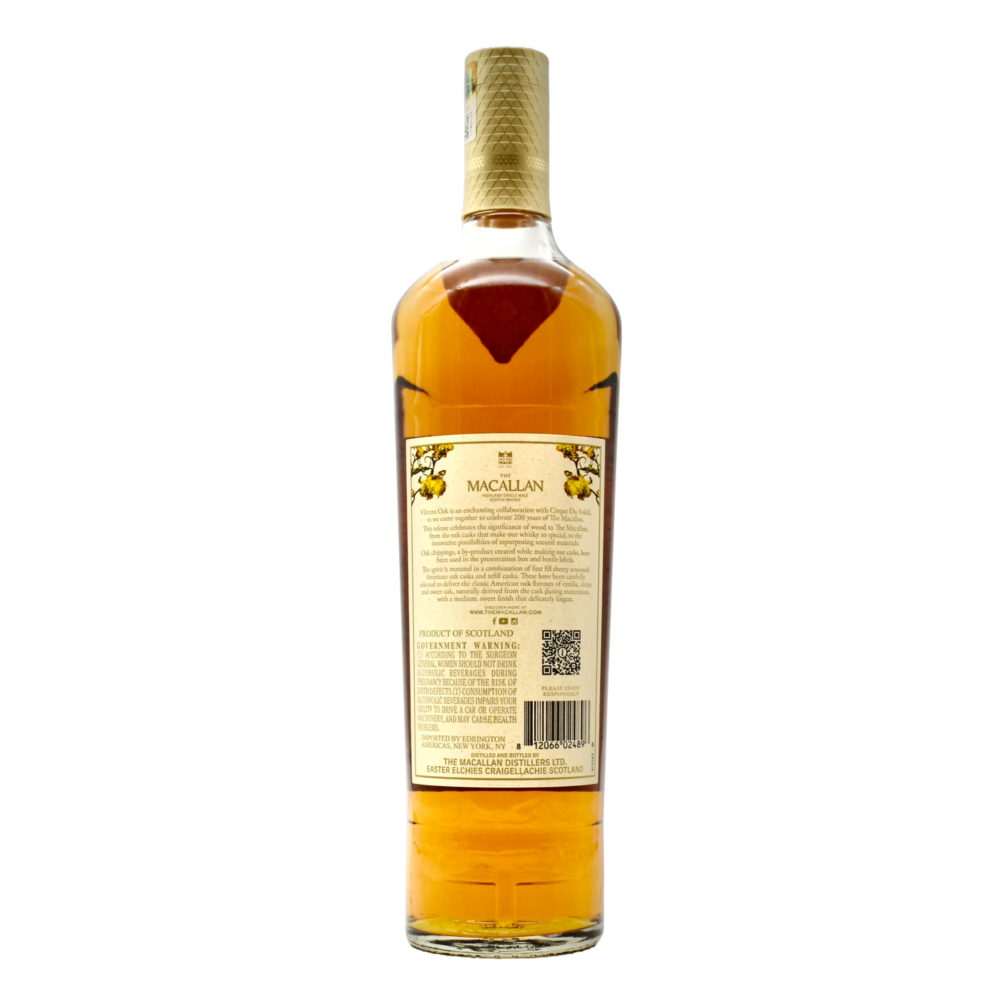 Macallan Harmony Collection Vibrant Oak Single Malt Scotch Whisky 750ml
