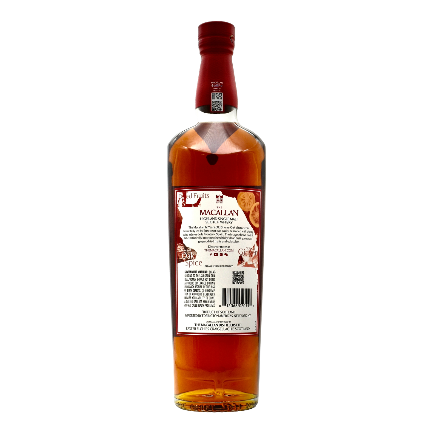Macallan Scotch Whiskey 12 Year Sherry Oak Cask 750ml