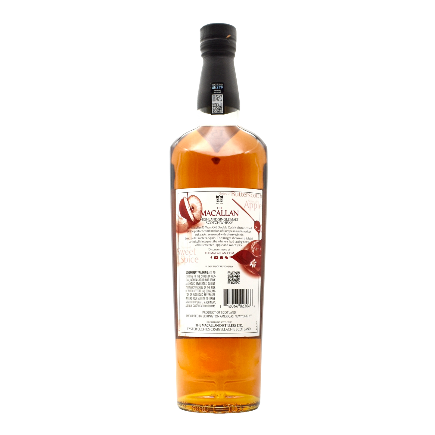 Macallan Scotch Whiskey 15 Year Double Cask 750ml