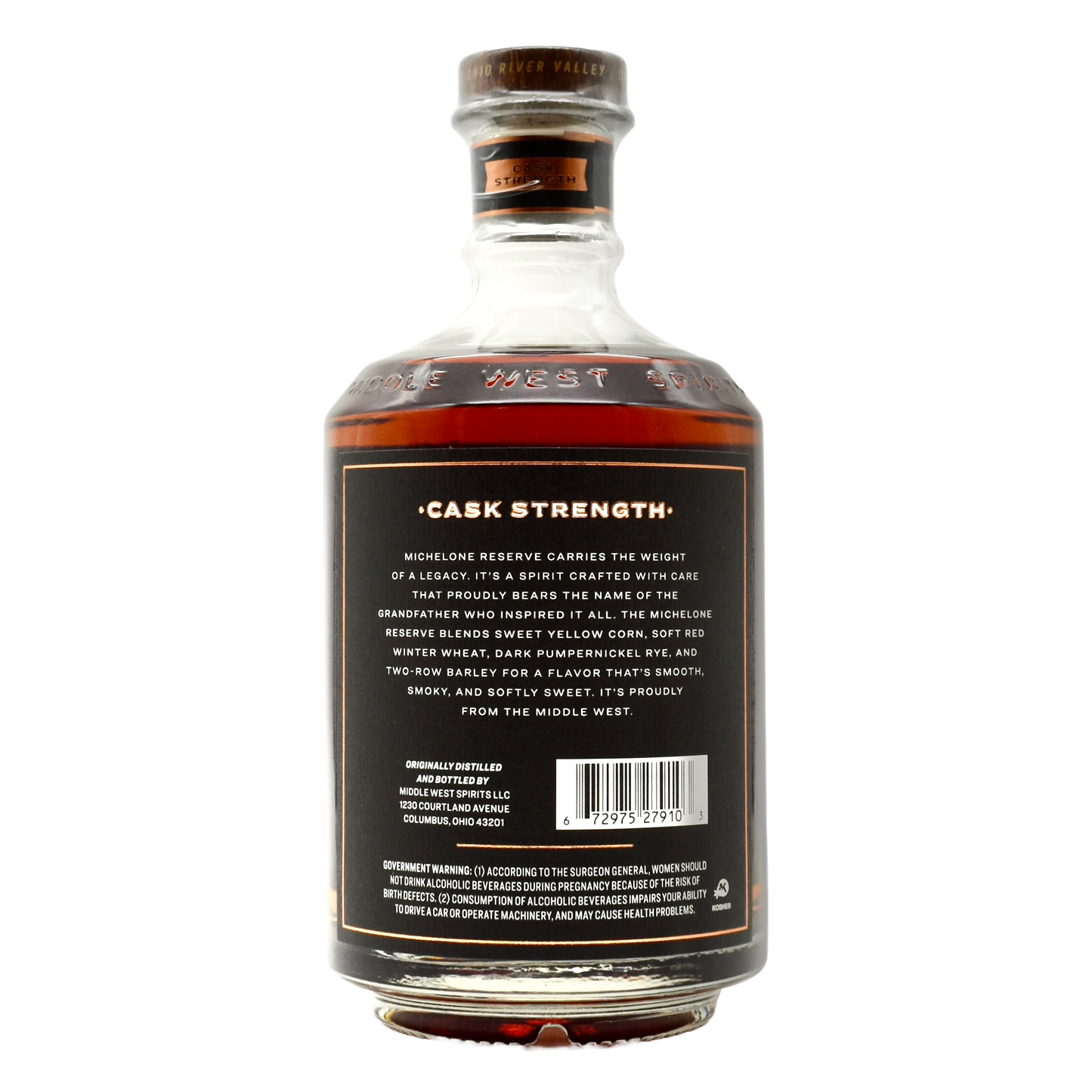 Middle West Cask Strength Straight Wheated Bourbon 750ml
