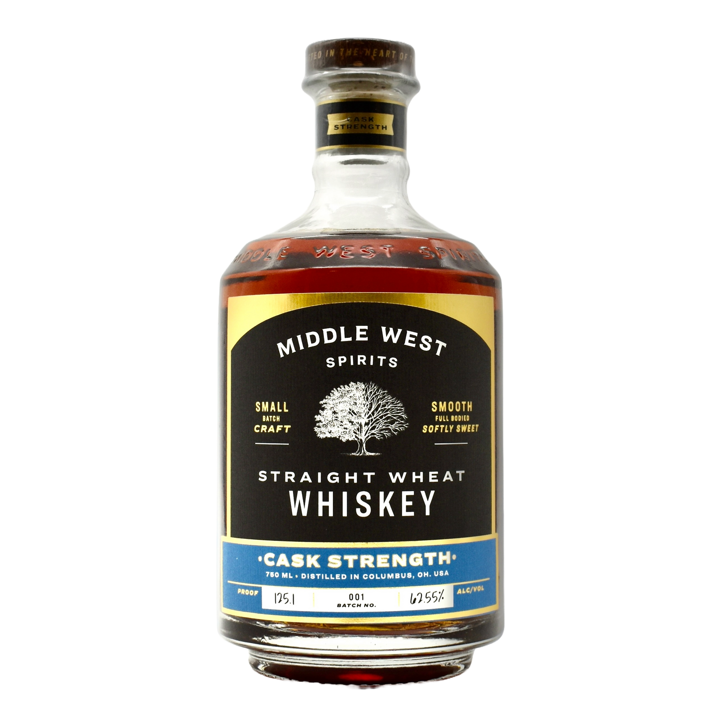Middle West Cask Strength Wheat Whiskey 750ml