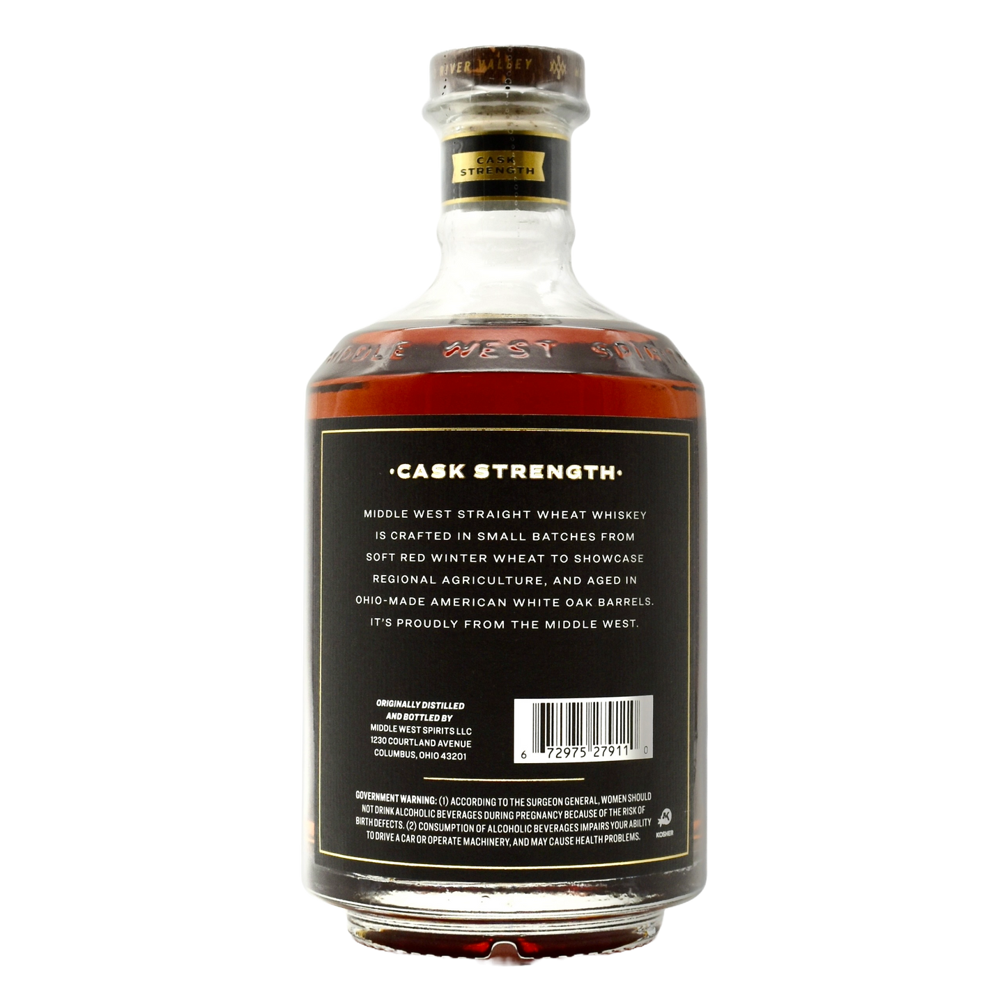 Middle West Cask Strength Wheat Whiskey Batch 001 750ml