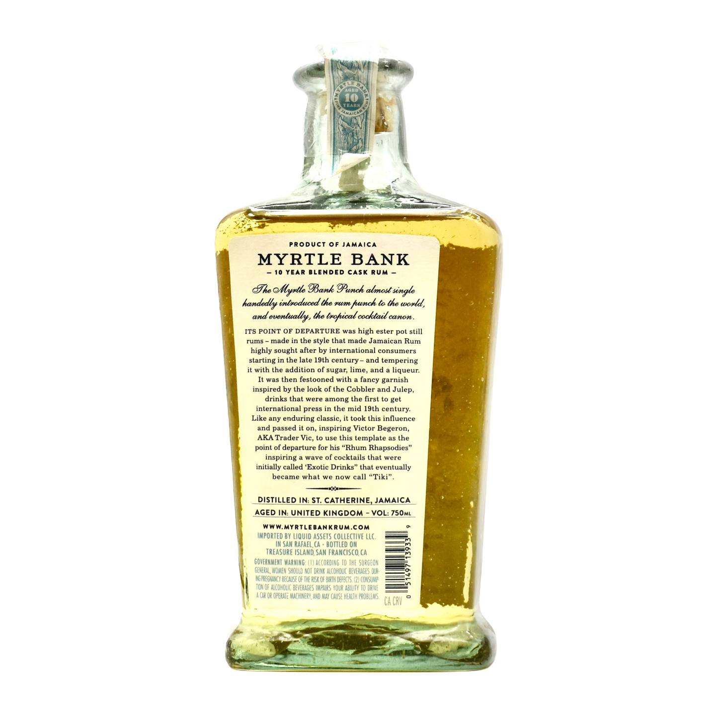 Myrtle Bank 10 Year Rum Tiki Blend