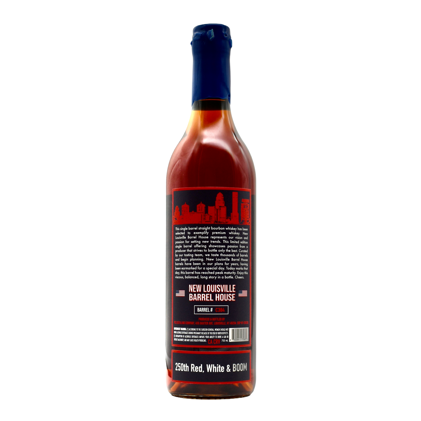 New Louisville 9 Year Bourbon C384 131.2 Pf '250th Red, White & Boom' 750ml