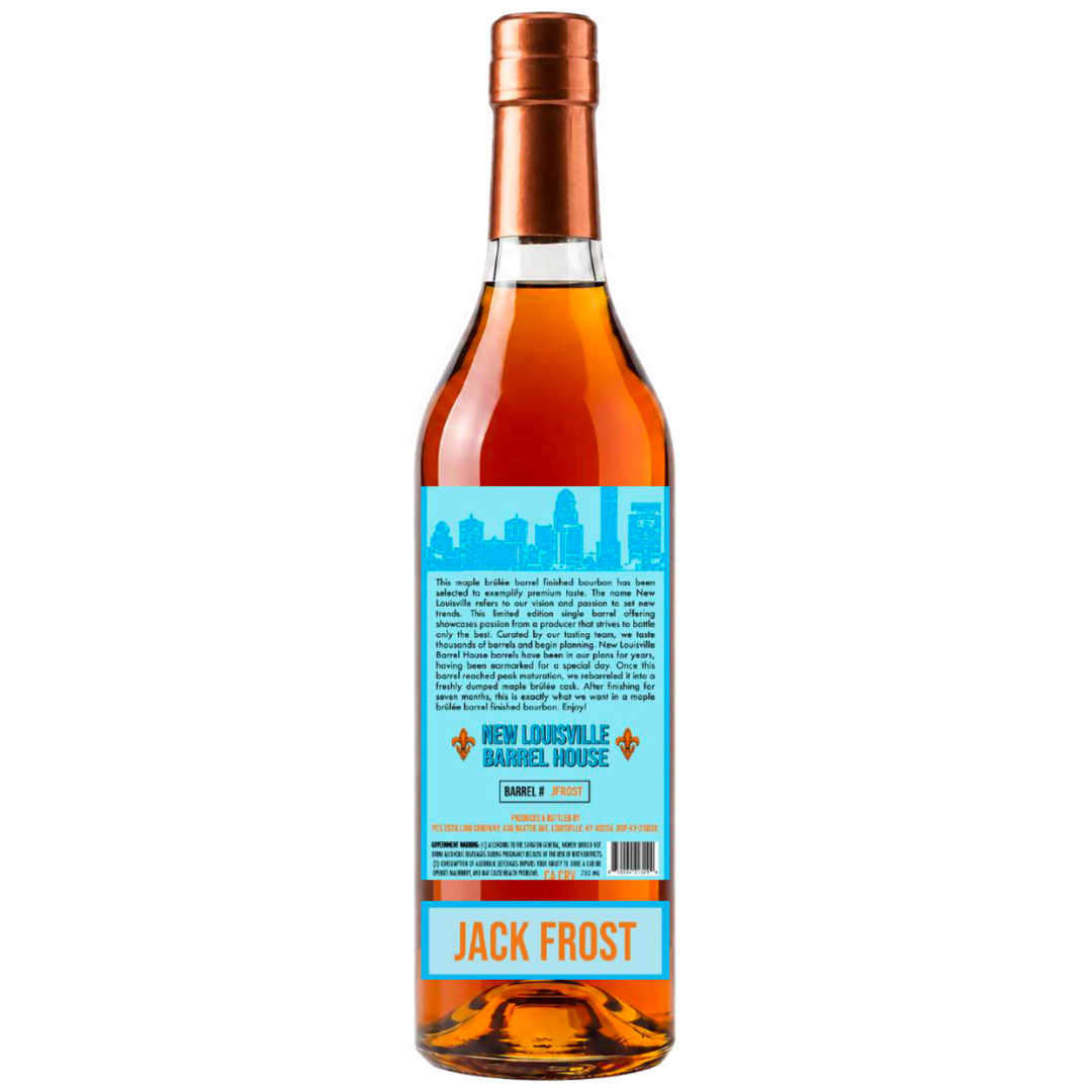 New Louisville Barrel House Jack Frost 7 Year Maple Brûlée Finished Bourbon