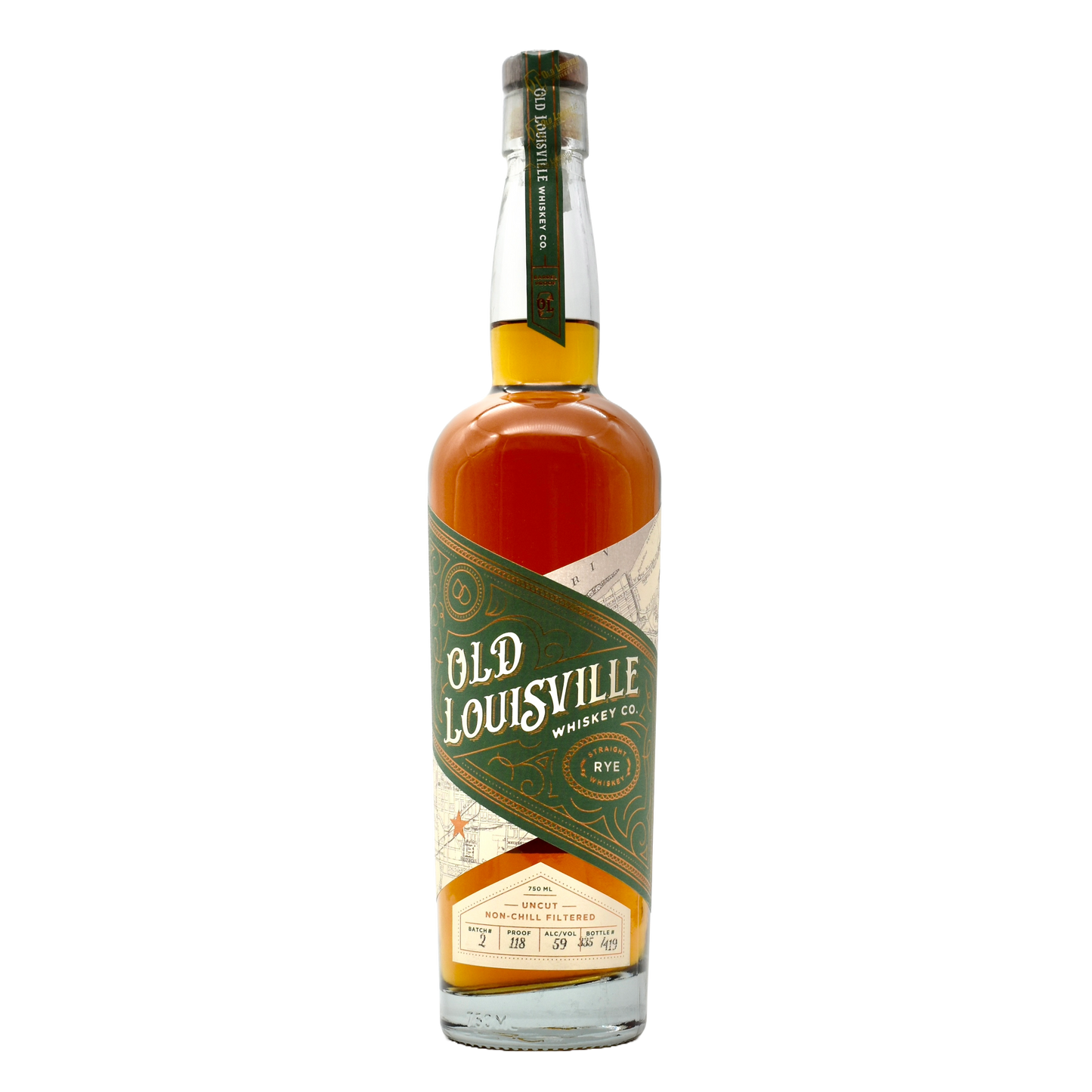 Old Louisville Whiskey Straight Rye 750ml