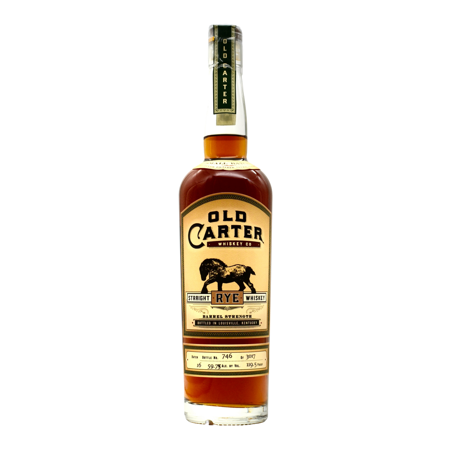 Old Carter Rye Straight #16 750ml | Club Members Only