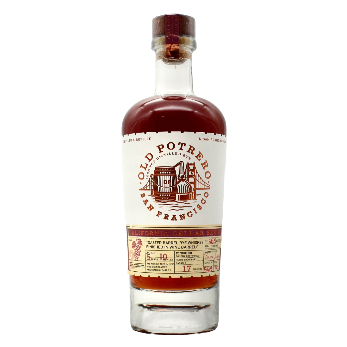Old Potrero Rye Whiskey Cellar Series Sonoma Portworks Collaboration #2 700ml