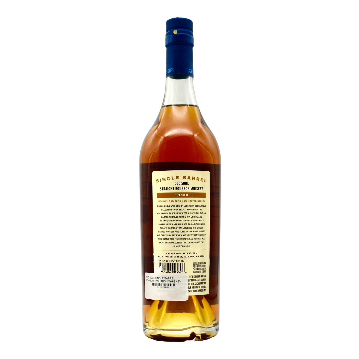 Old Soul Bourbon Single Barrel 109pf 750ml
