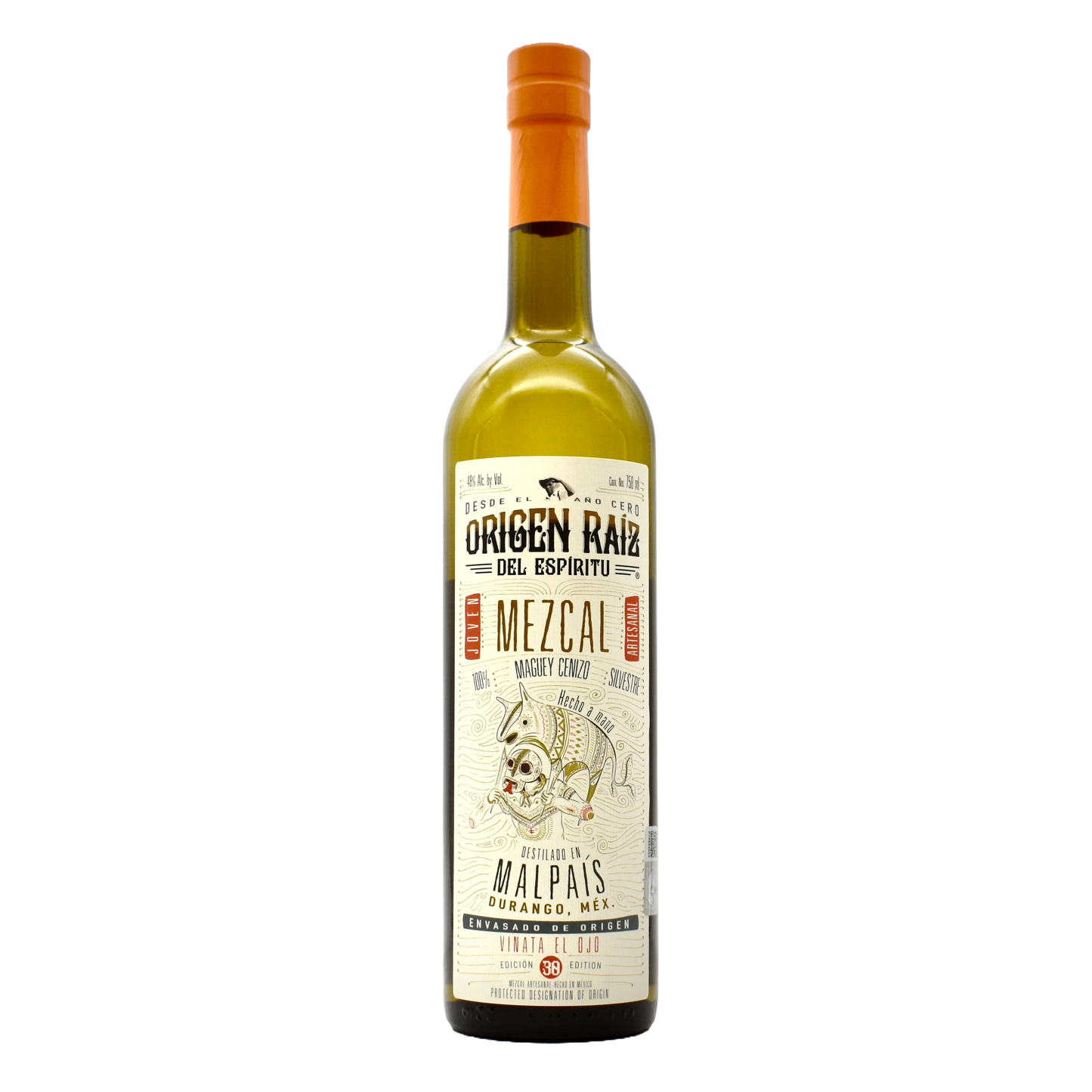 Origen Raiz Cenizo Durango 750ml