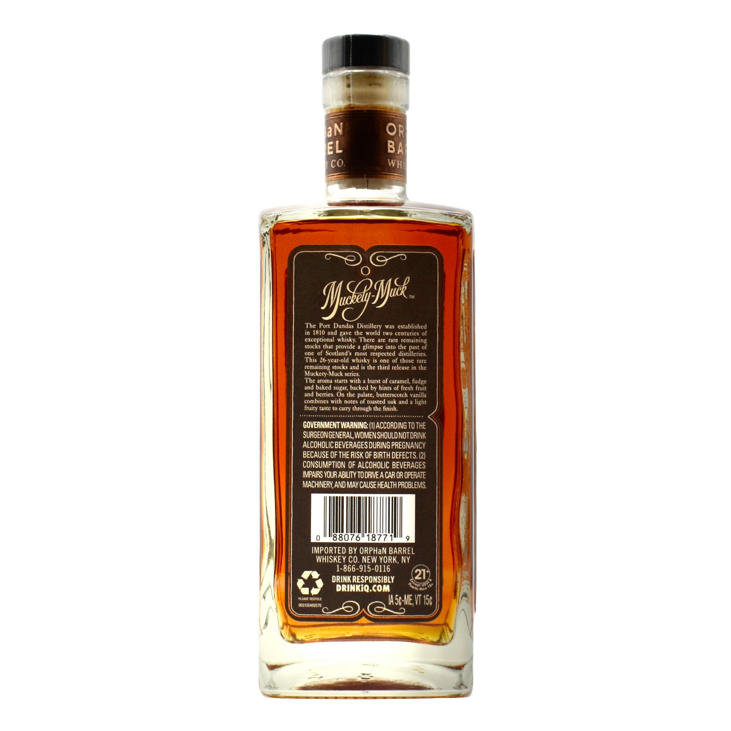 Orphan Barrel Muckety Muck 26 Year Old Single Malt Scotch Whisky 750ml