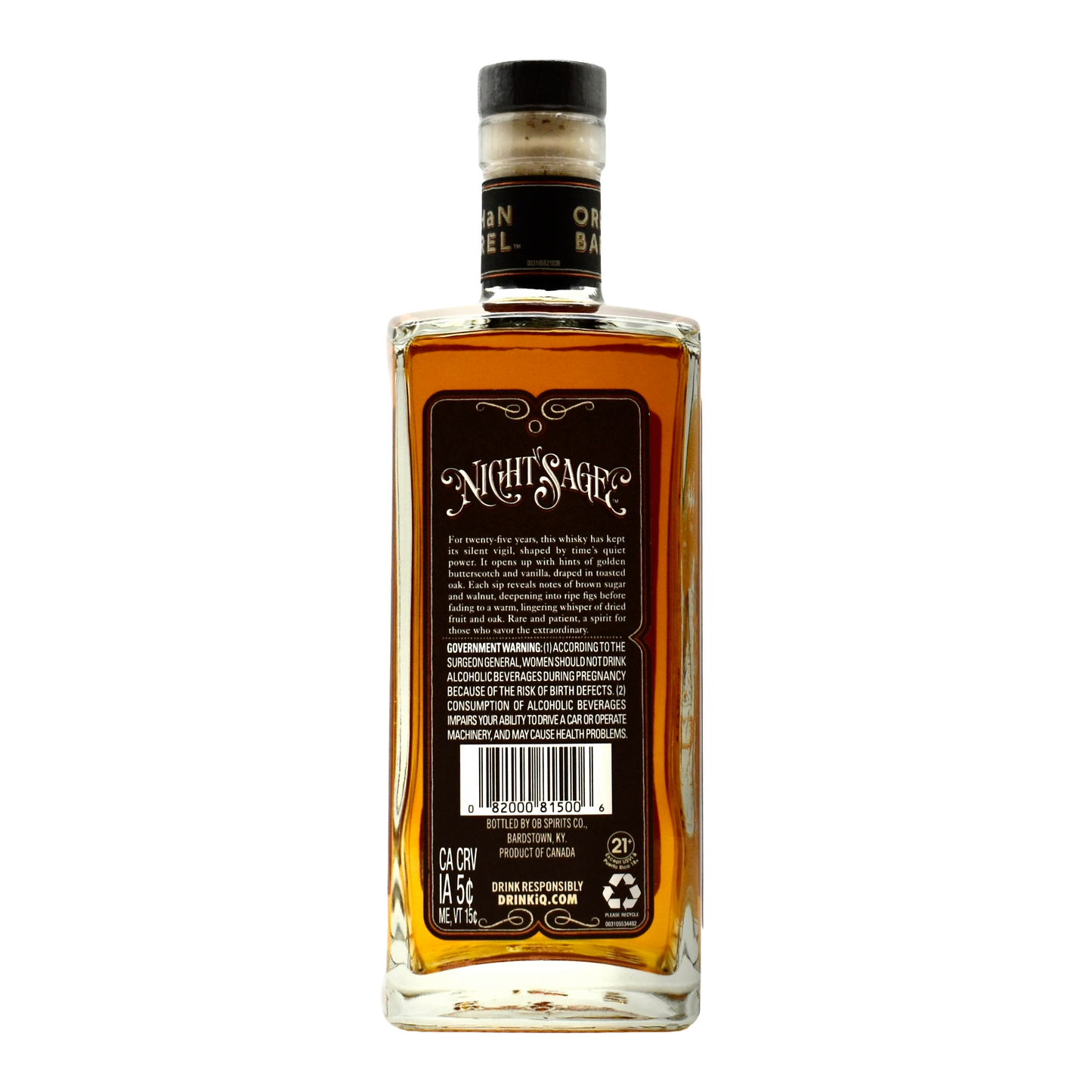 Orphan Barrel Night Sage 25 Year Canadian Whisky 750ml