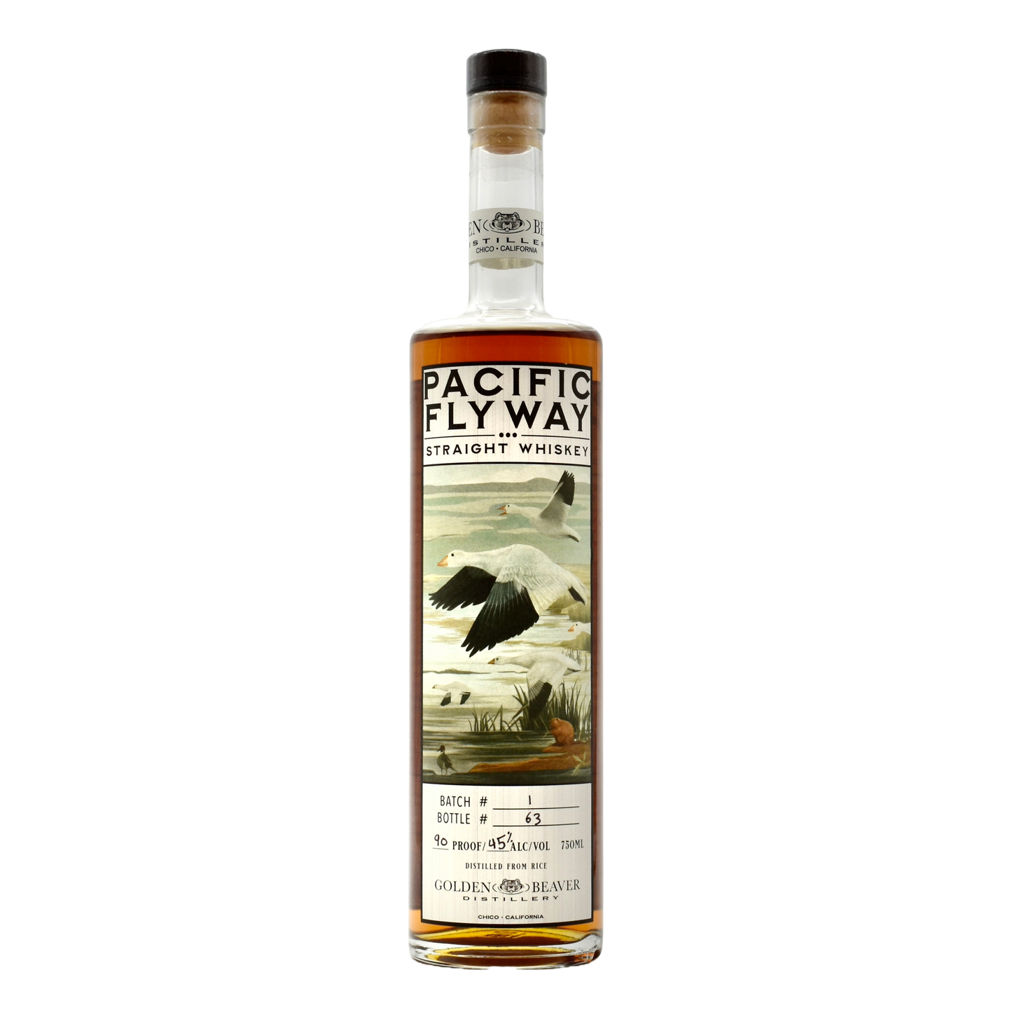 Golden Beaver Pacific Flyway Whiskey 750ml