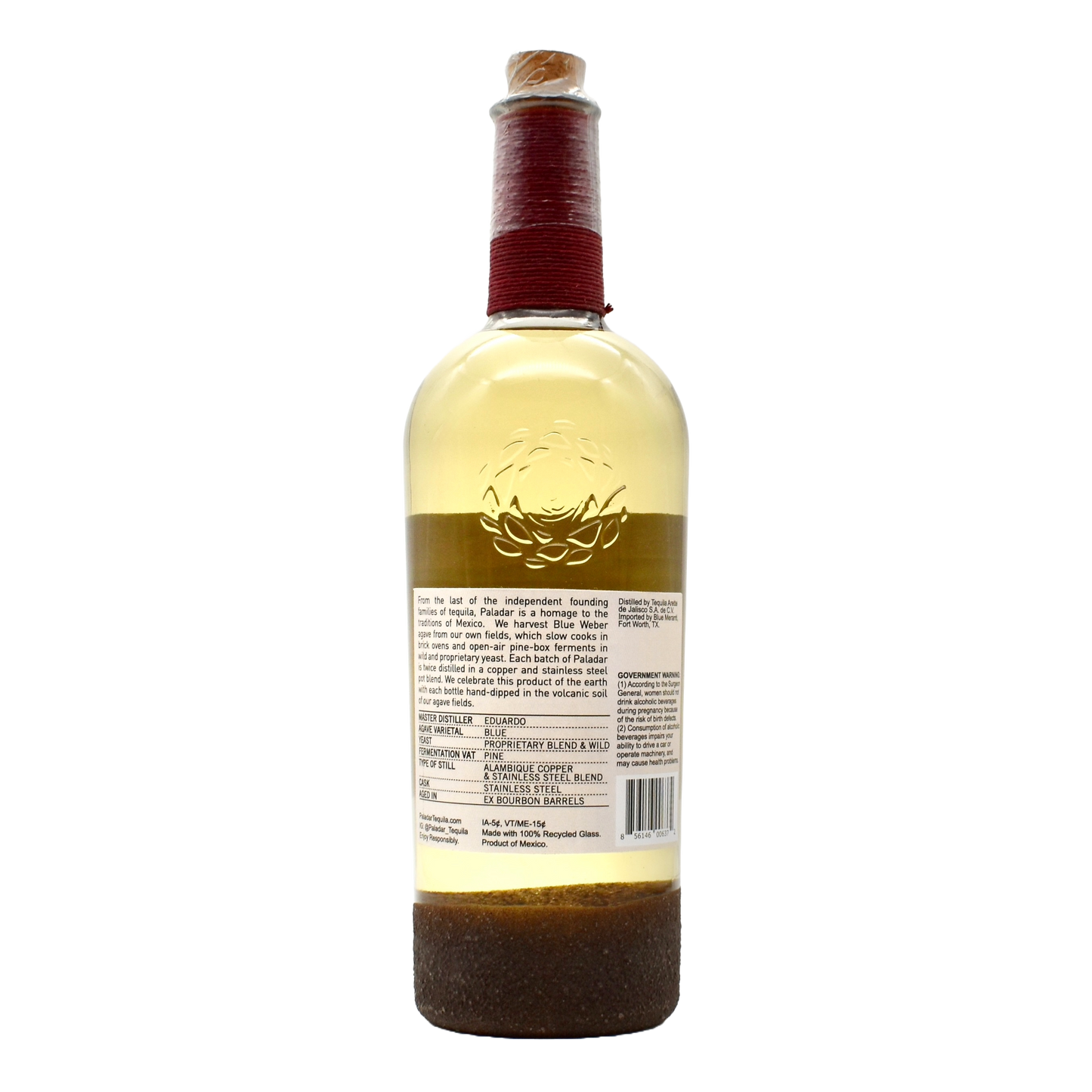 Paladar Tequila Reposado 750ml