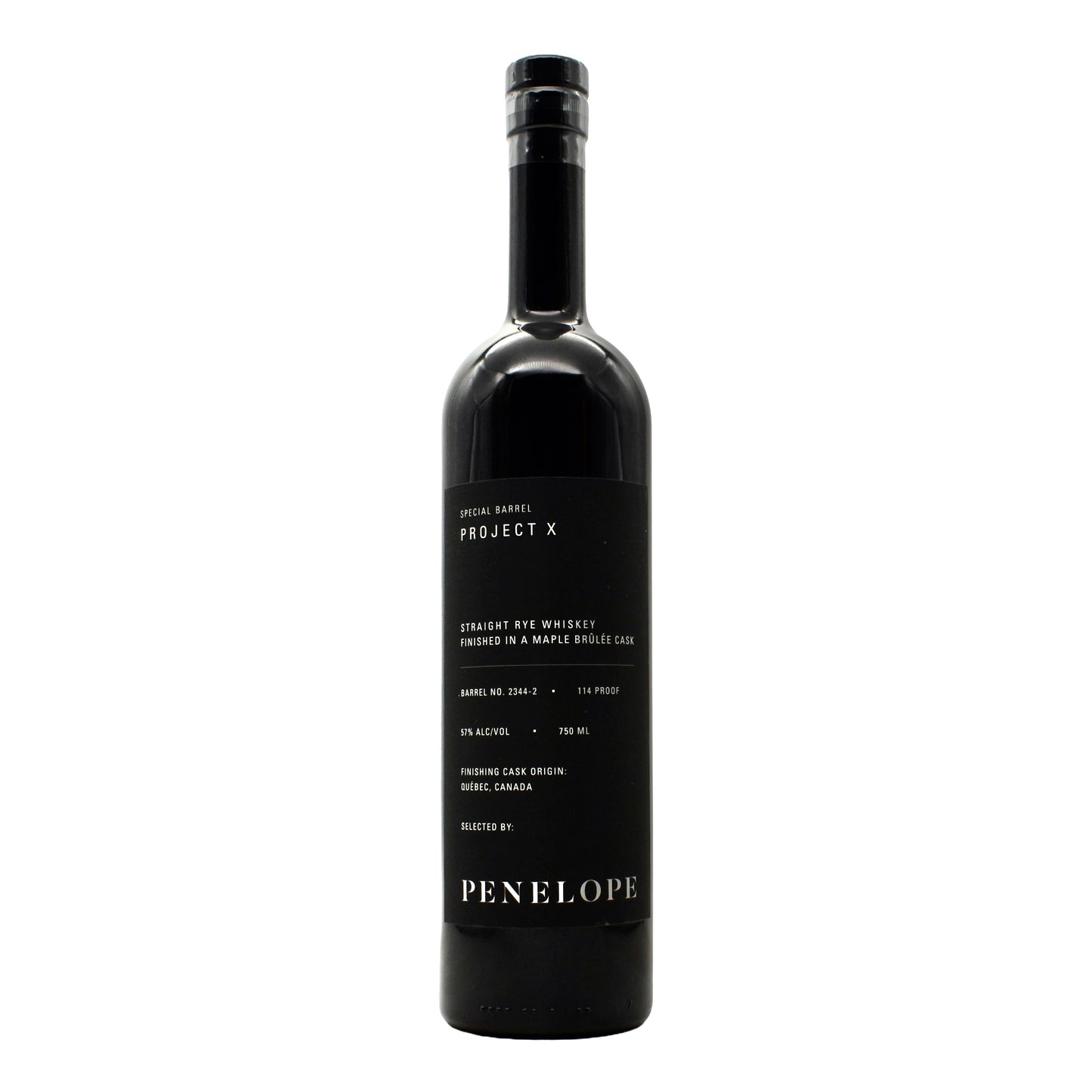 Penelope Project X Rye Whiskey Maple Brulee 750ml