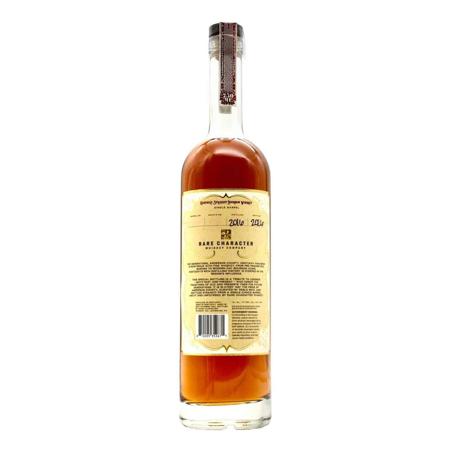 Pride of Anderson County Bourbon Kentucky 750ml | Club Members Only