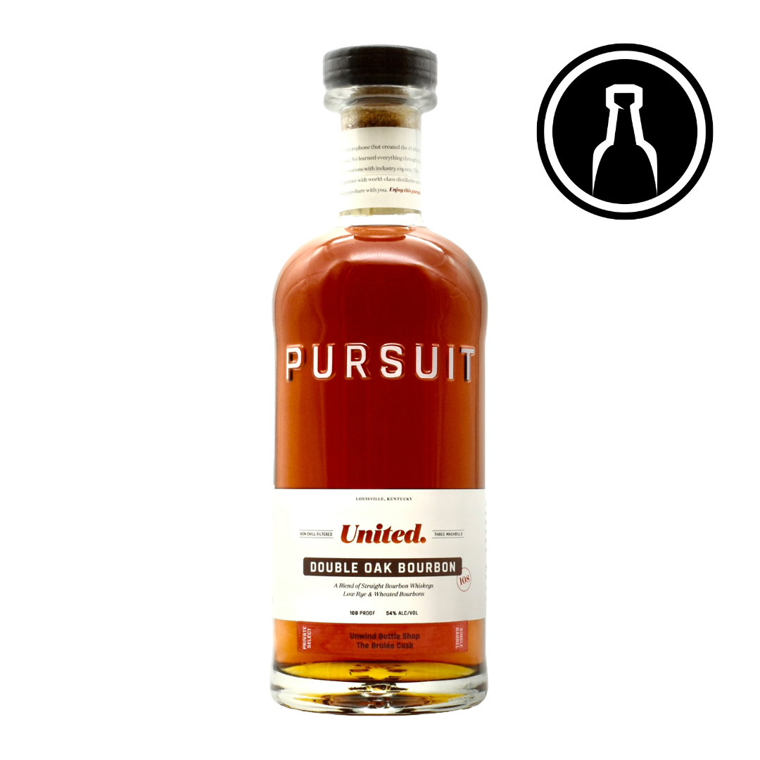 Pursuit Spirits Double Oaked Bourbon "The Brûlée Cask" 700ml - Selected by Unwind