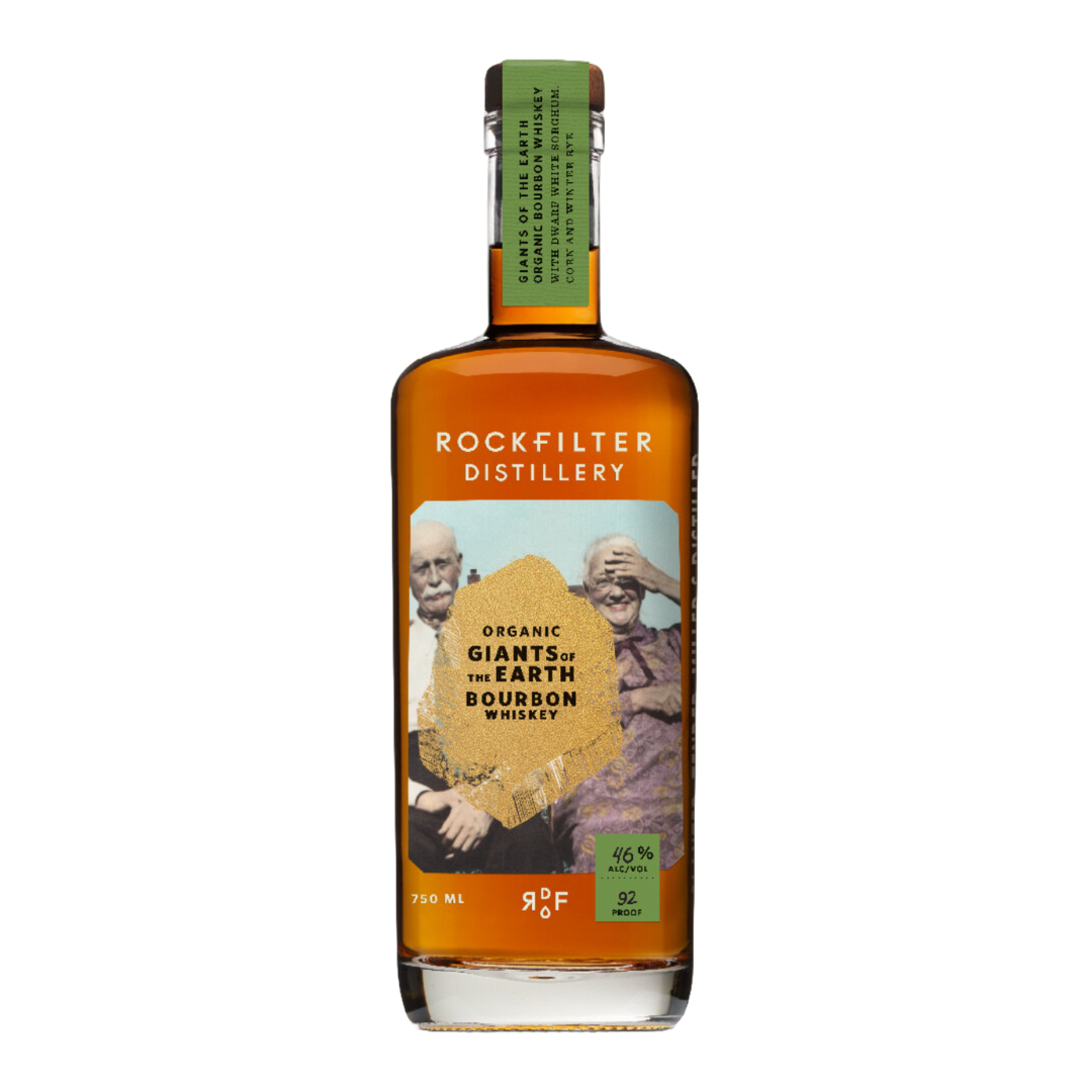 Rockfilter Distillery Organic Giants of the Earth Bourbon Whiskey 750ml