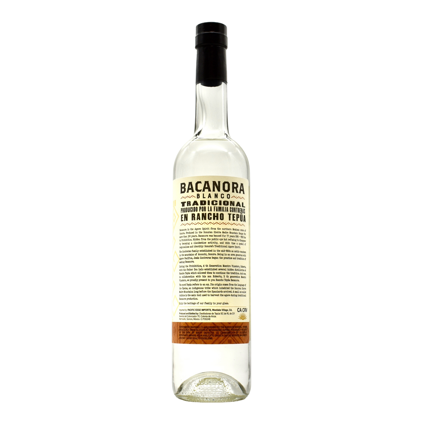 Rancho Tepua Bacanora Blanco 750ml