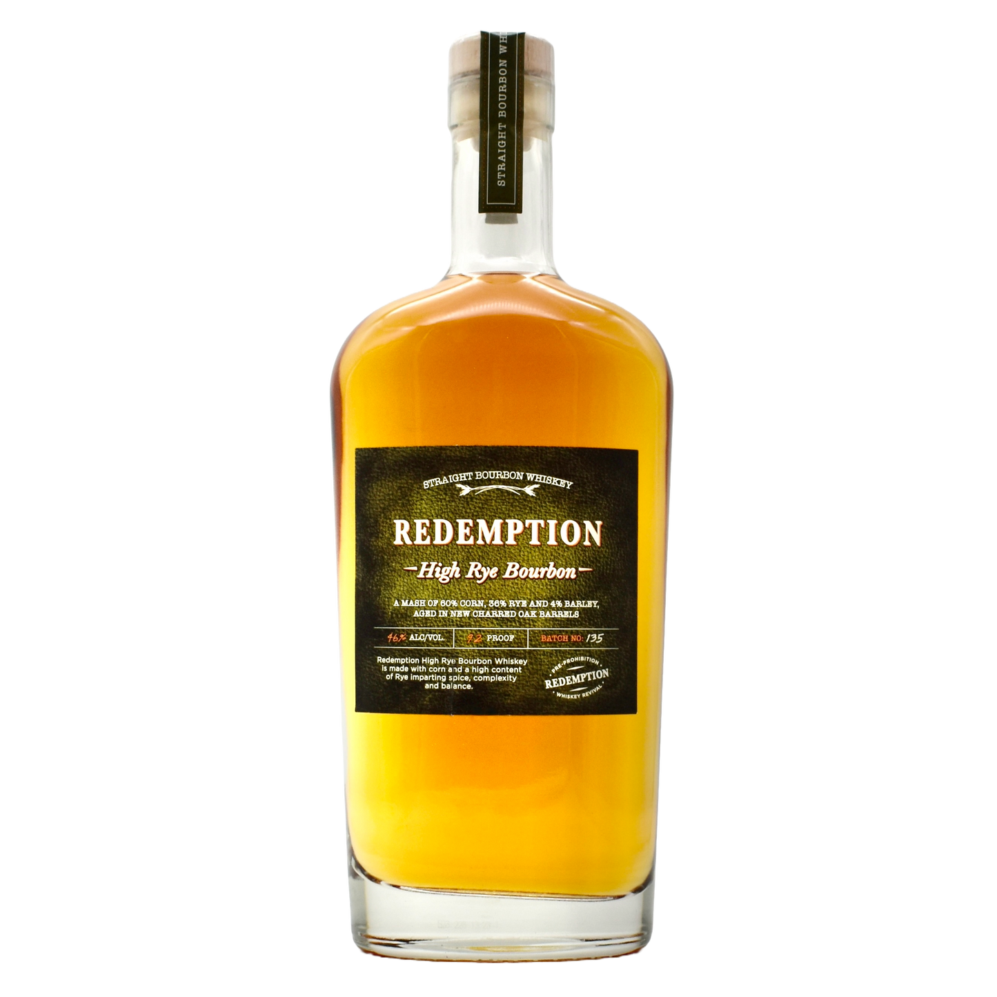 Redemption Bourbon High Rye 750ml