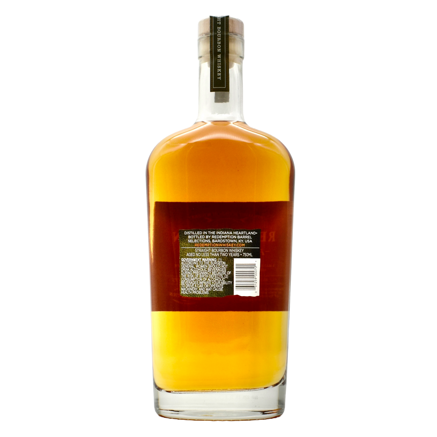 Redemption Bourbon High Rye 750ml