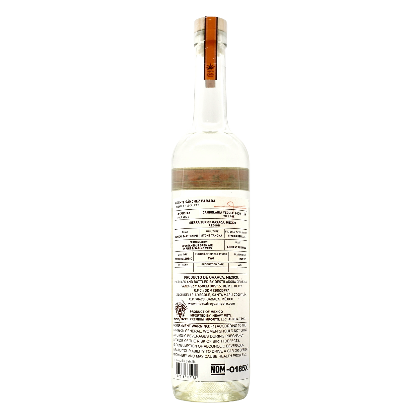 Rey Campero Jabali Mezcal Joven 750ml