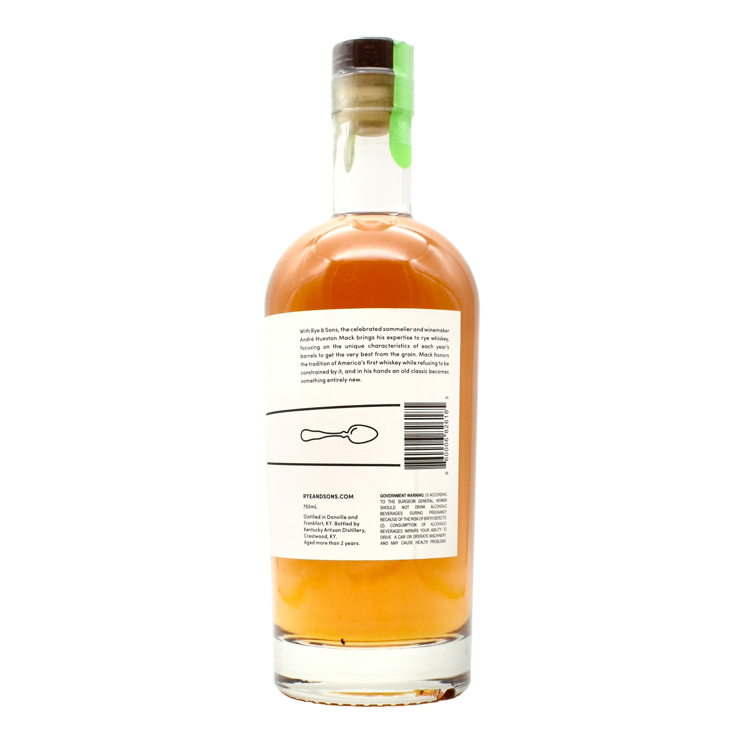 Rye & Sons Straight Rye Whiskey 750ml