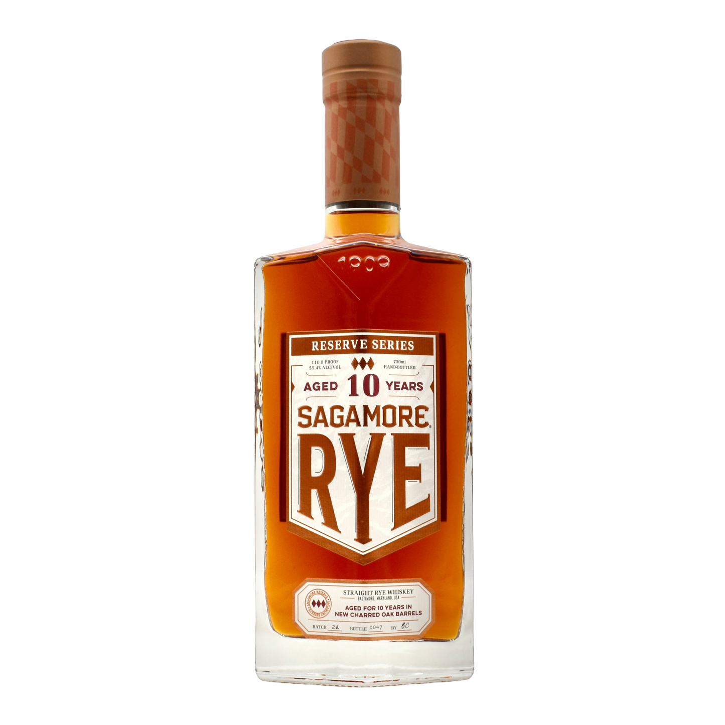 Sagamore Spirit 10 Year Rye Whiskey 750ml