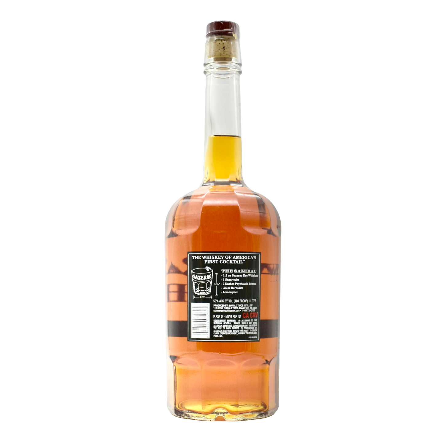 Sazerac Rye Whiskey 100PF 1L