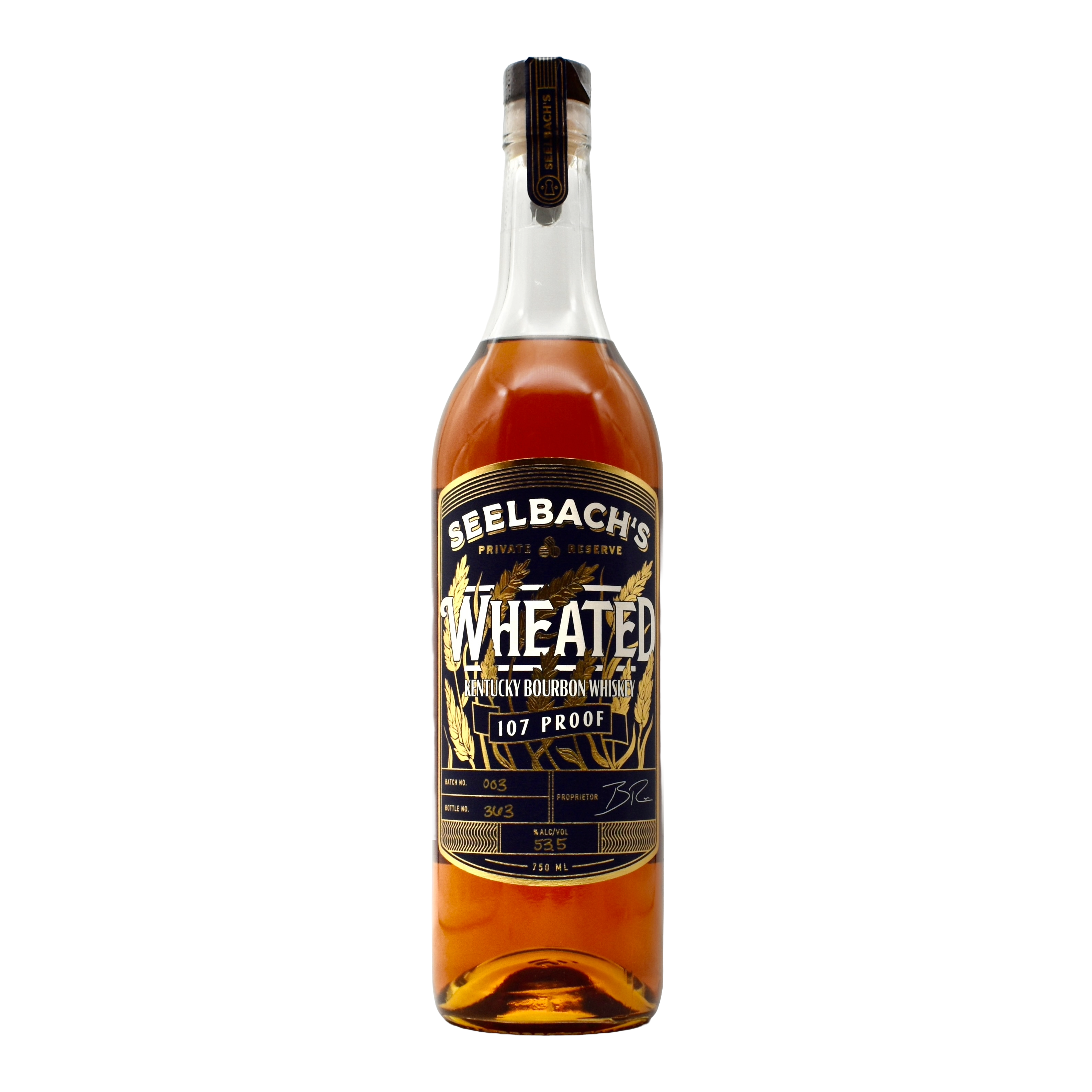Seelbach's Private Reserve Wheated Bourbon 107 Proof 750ml