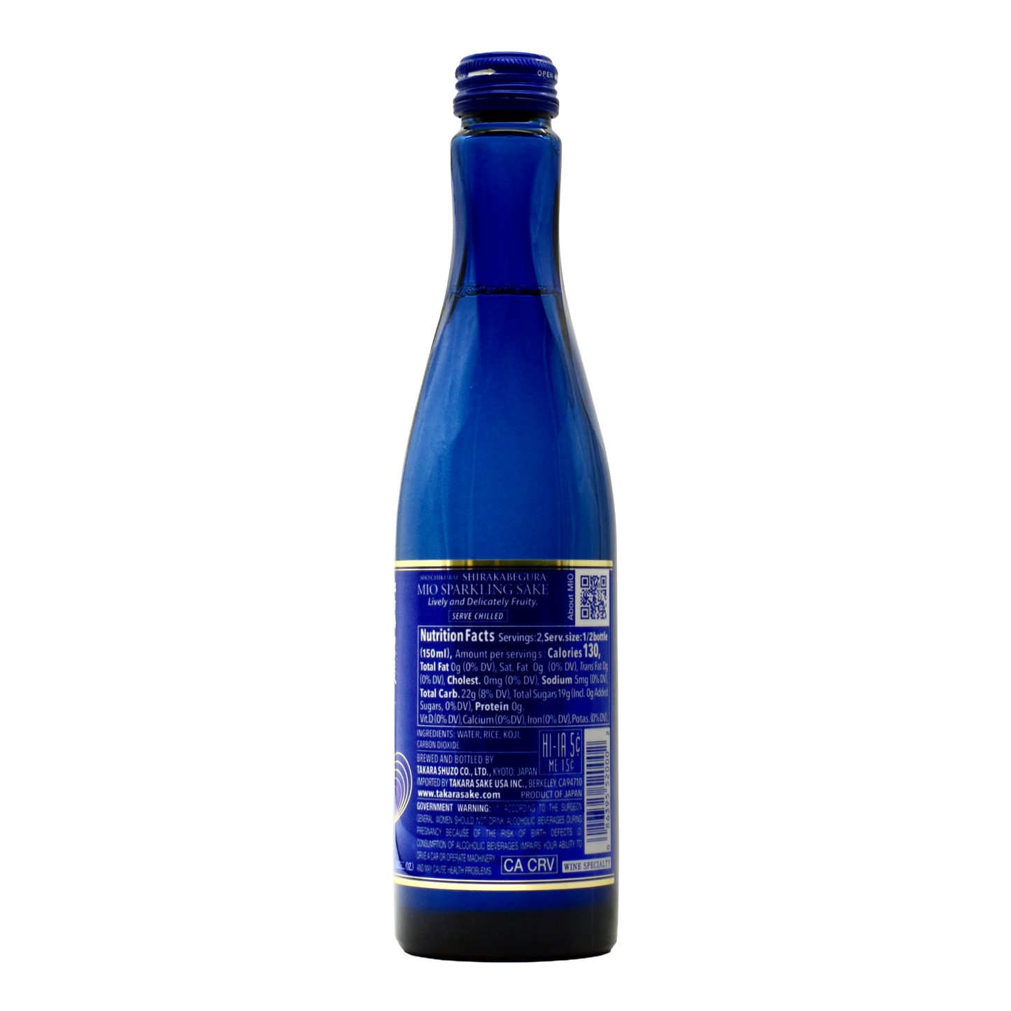 Sho Chiku Mio Sparkling Sake 750ml