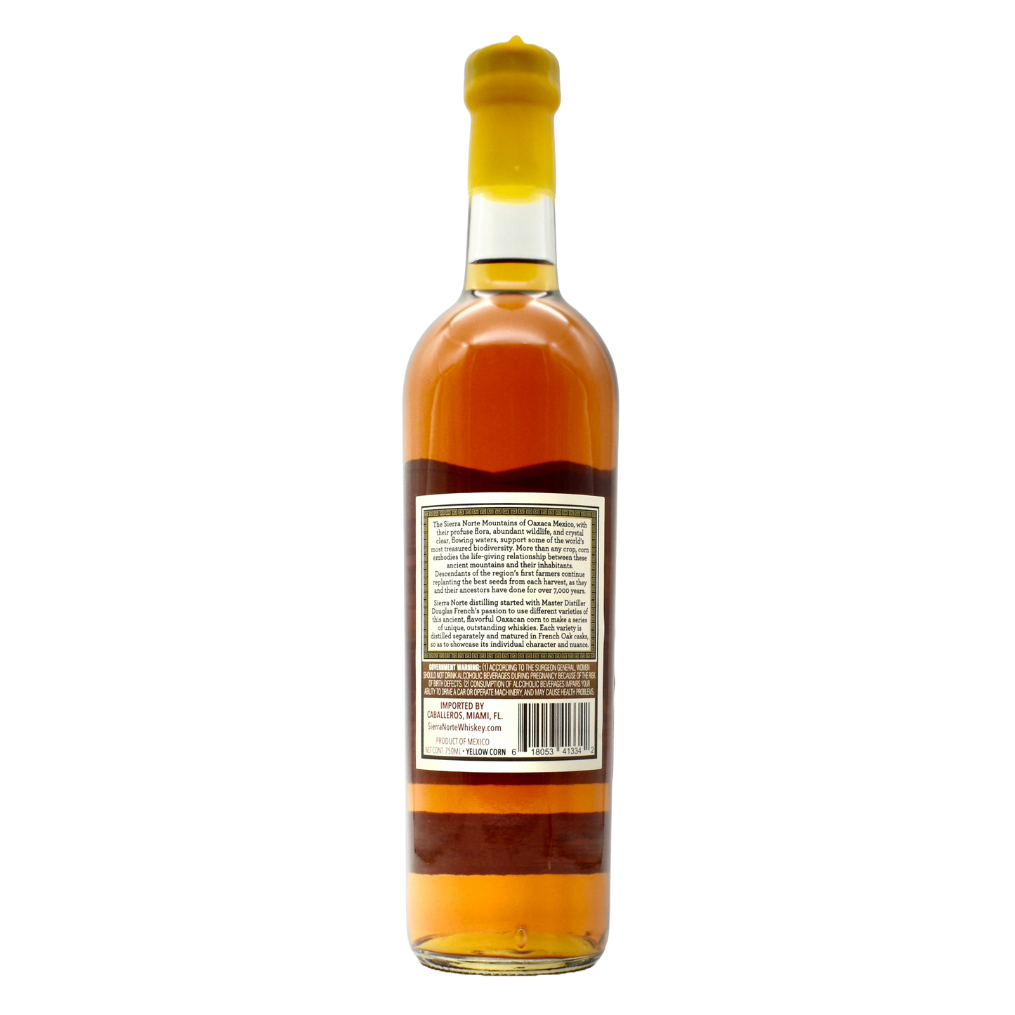 Sierra Norte Mexican Whiskey Yellow Corn 750ml