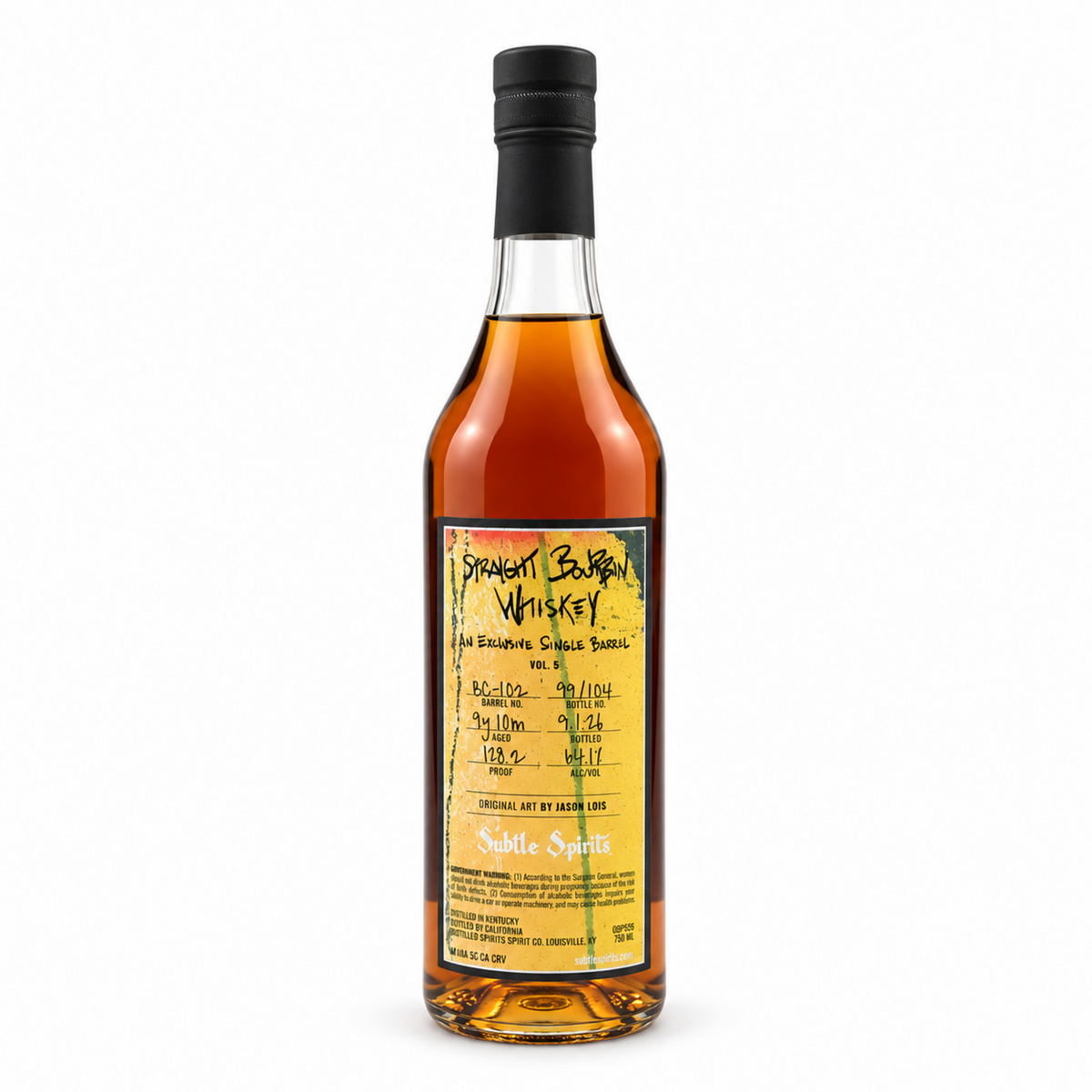 Subtle Spirits Bourbon 9 Year Vol. 5 BC-102