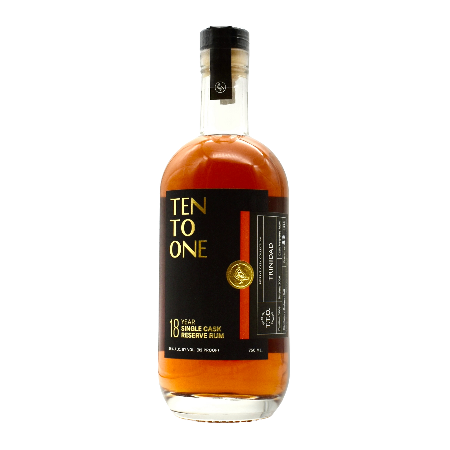 Ten to One 18 Year Single Cask Trinidad 750ml