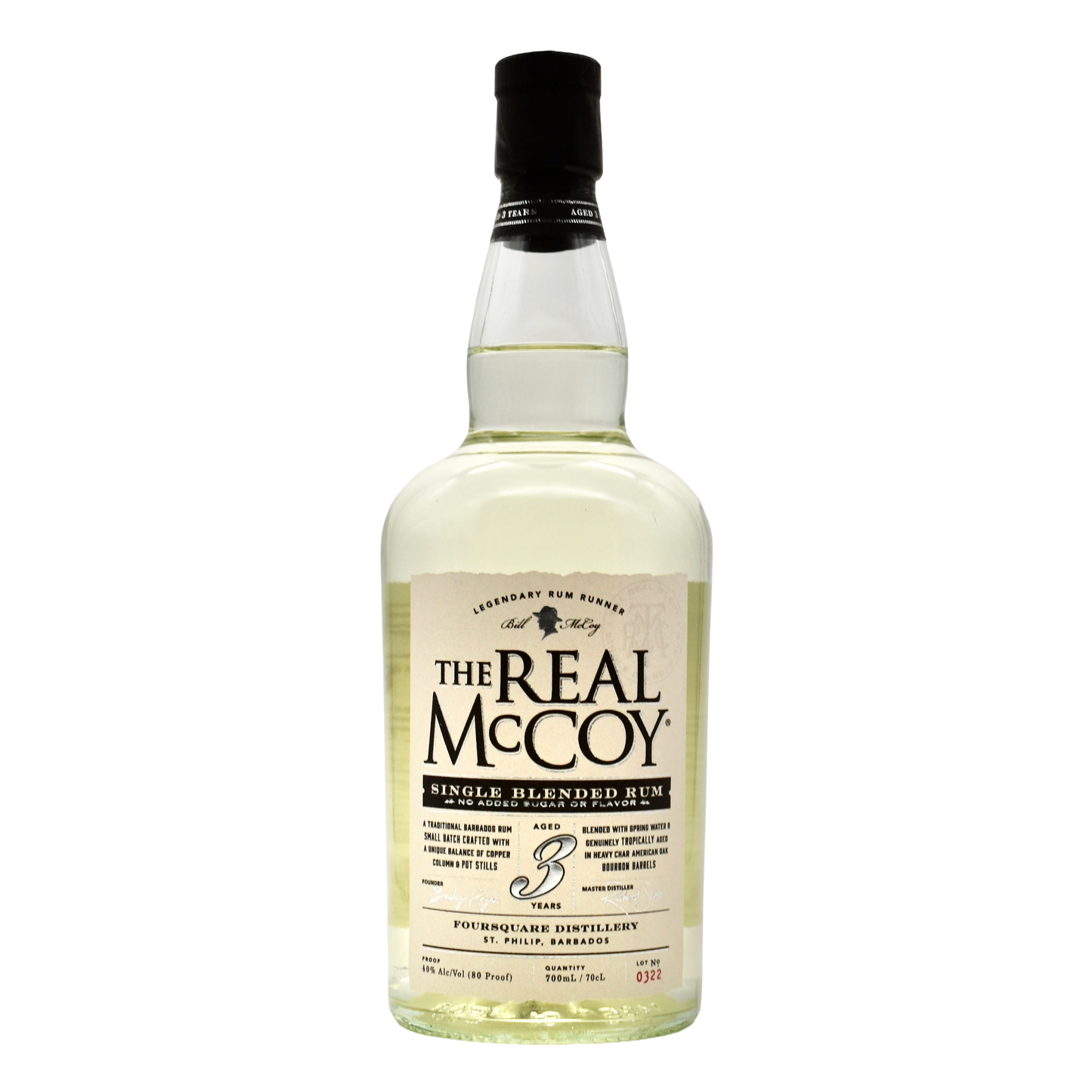 The Real McCoy Rum 3 Year 700ml