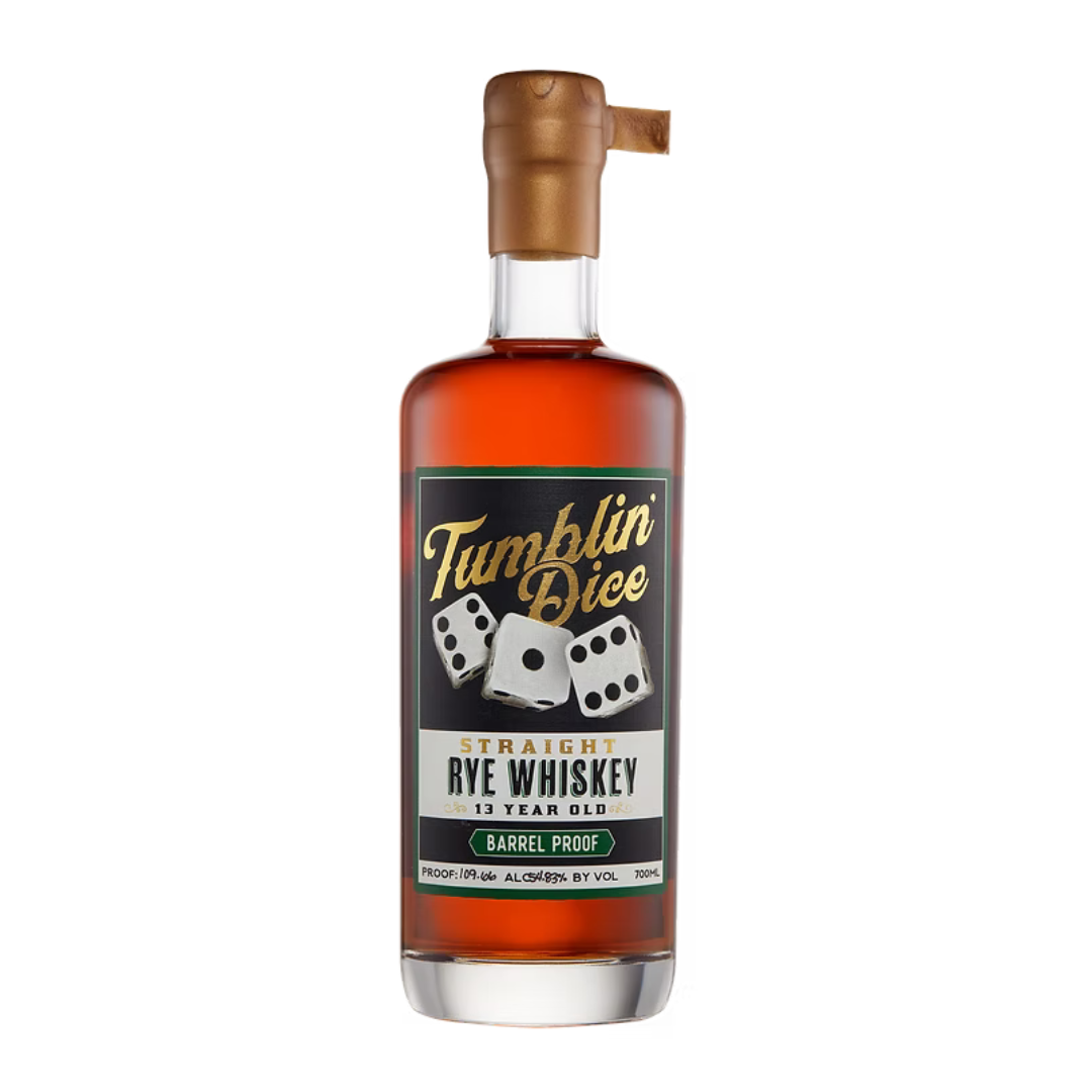 Tumblin Dice 13 Year Barrel Proof Rye Whiskey 700ml