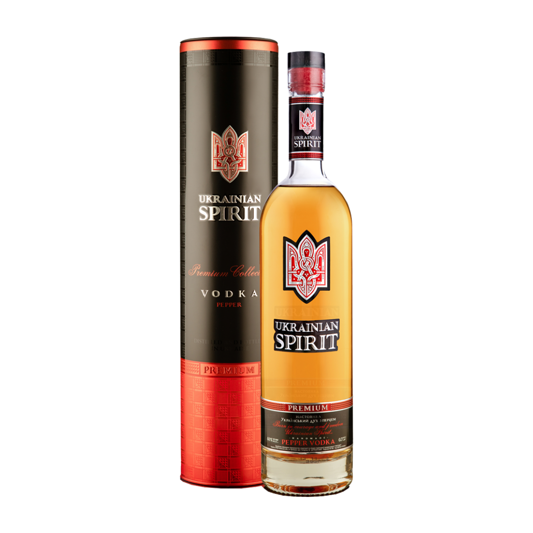 Ukrainian Spirit Premium Pepper Vodka 1L
