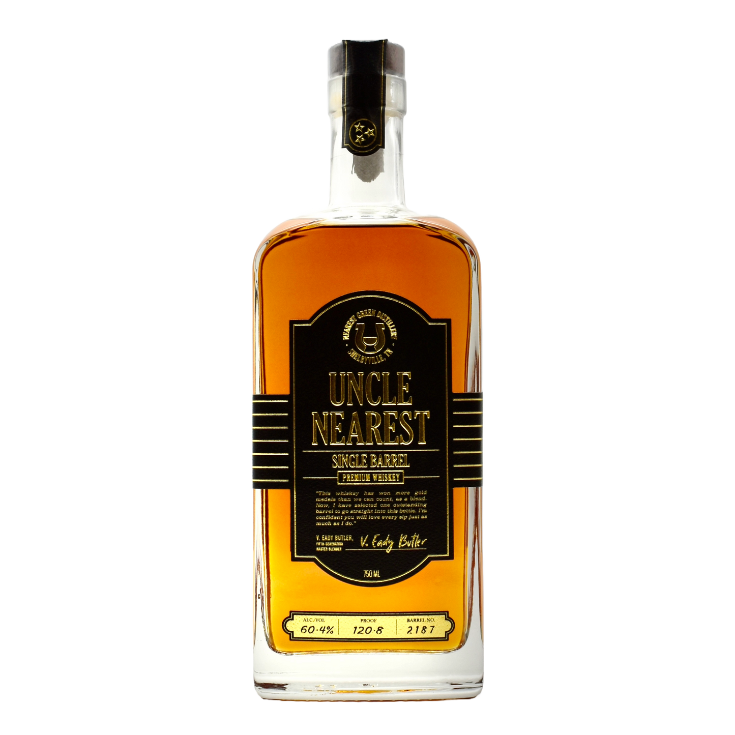 Uncle Nearest Single Barrel Whiskey 750ml